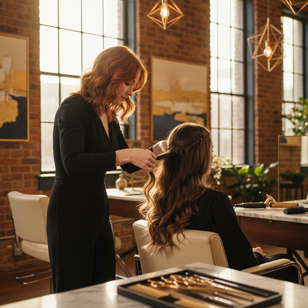 Beauty, spa and woman at front desk with tablet checking website for online appointment booking. Consultant, receptionist or girl at reception with digital app for schedule plan at luxury hotel salon